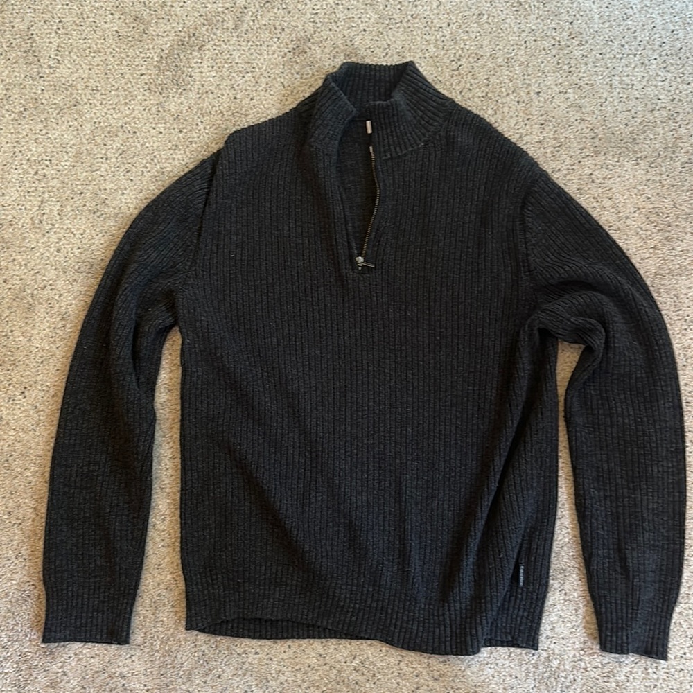 Calvin Klein large slim fit grey sweater.